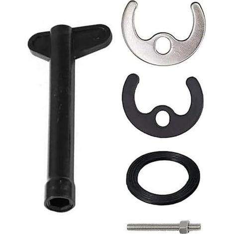Fixation De Rechange Robinet De Kit,Remplacement Mitigeur Lavabo Fixation,Fixation En Fer À Cheval Écrou,Montage Monotrou Robinet Avec Vis,Supports De Fixation Évier,Avec Clé