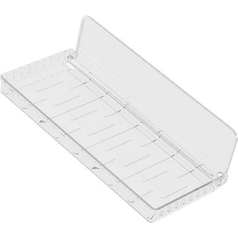Étagère murale pliante transparente sans perçage, grande capacité résistante, support mural rabattable solide pour salle de bain (1/5)