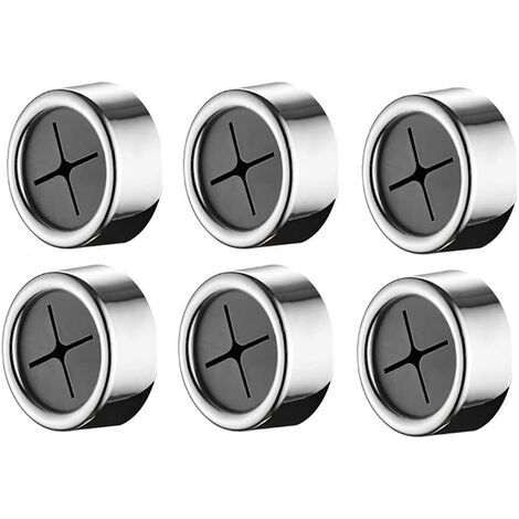 Porte-torchons autocollant - - Lot de 6 - Sans perçage - 4,2x2,2 cm - ABS et PVC - Imperméable - Facile à installer (1/5)