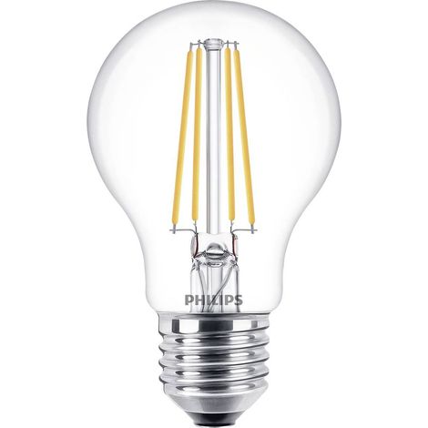 LED (monocolore) Classe energetica: A++ (A++ - E) Philips Lighting 76393000 76393000 E27 Potenza: 7 W Bianco caldo N/ (1/5)