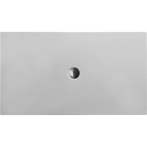 Piatto doccia rettangolare DURAPLAN con filo pavimento antiscivolo 1600x900x35mm bianco