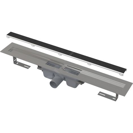 Alca - Bac à douche Marbre 30 cm, avec grille pour l'insertion de carreaux, acier inoxydable APZ15-300 (1/4)