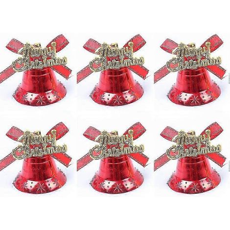 Guirlande de Noël rouge avec mini nœuds, ensemble de nœuds décoratifs, boucle de suspension facile pour sapin et couronne de Noël (1/5)