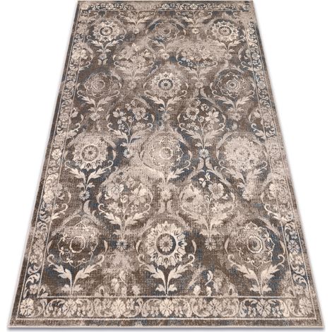 Tappeto in lana NAIN Ornamento, vintage, 7601/51625 beige / blu beige 240x340 cm