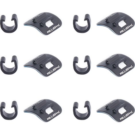 Set di 6 fascette per cavi freno e deragliatore per bici da strada - AquaForge (1/5)
