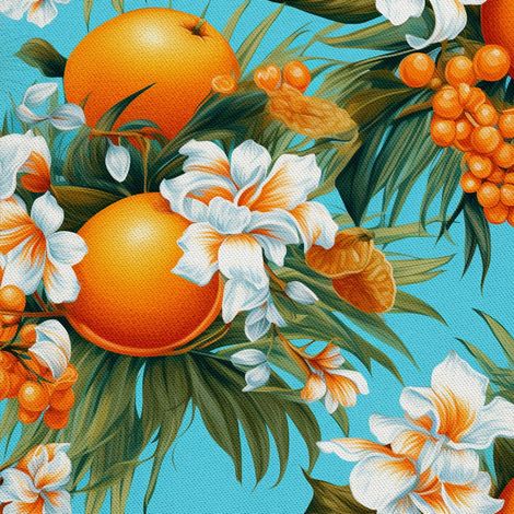 Tela decorativa para exteriores Oxford - Motivo frutal DX6261 (1/5)