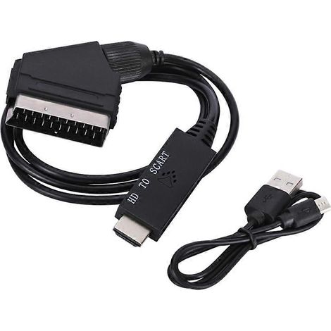 Adaptateur secteur USB basse consommation - Adaptateur audio/vidéo SCART, branchez et utilisez. (1/5)