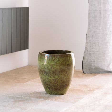 Maceta POSEIDON2 28x31cm verde lago (1/5)