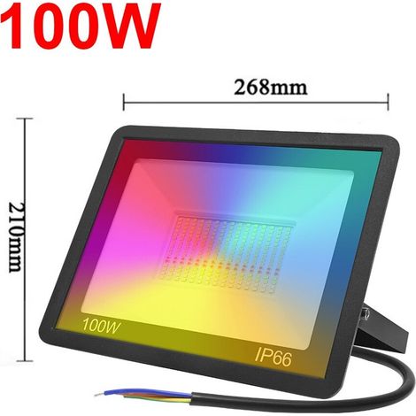 Tuya Faretto LED da Esterno Smart WiFi RGBCW 100W (1/4)