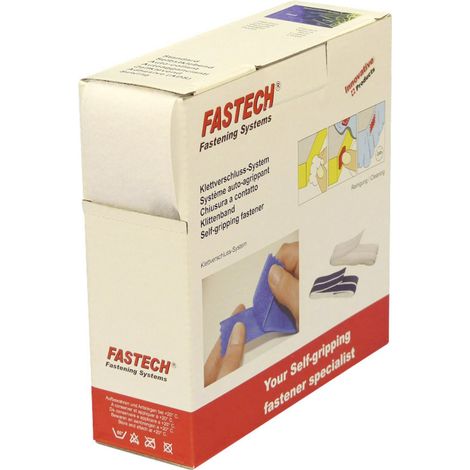 FASTECH® B50-STD-L-000010 Klettband zum Aufnähen Flauschteil (L x B) 10 m x 50 mm Weiß 10 m