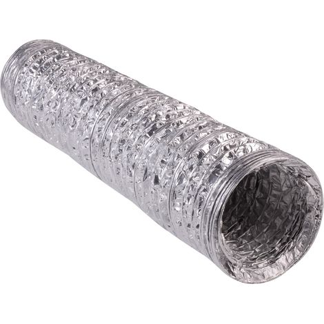 Wallair N55911 Flexibles Lüftungsrohr Aluminium (Ø x L) 15.2 cm x 10 m Silber