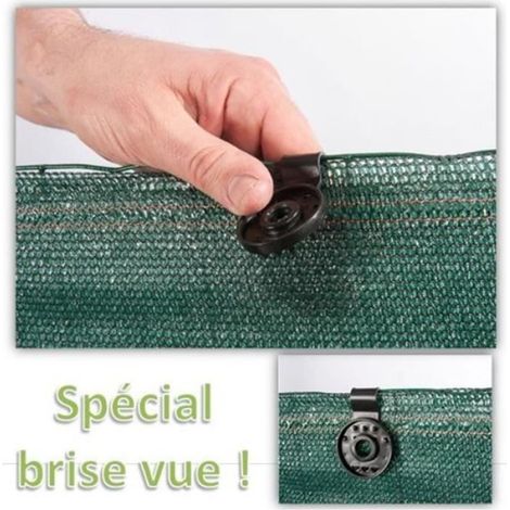 Mega-Deal Clip de fixation pour brise vue x 50pcs (1/2)