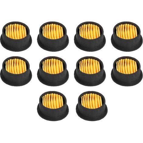 10 Ersatzfilterelemente für Luftkompressoren, 58 mm x 24 mm, interne Ersatzteile für Luftkompressoren, Filterelemente für Kolbenkompressoren