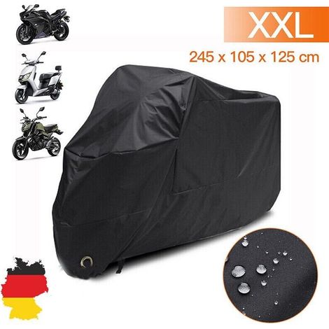 Housse Moto - Tissu Anti UV Hydrofuge - Pour Stockage Extérieur ou Abri - Taille Unique (1/5)