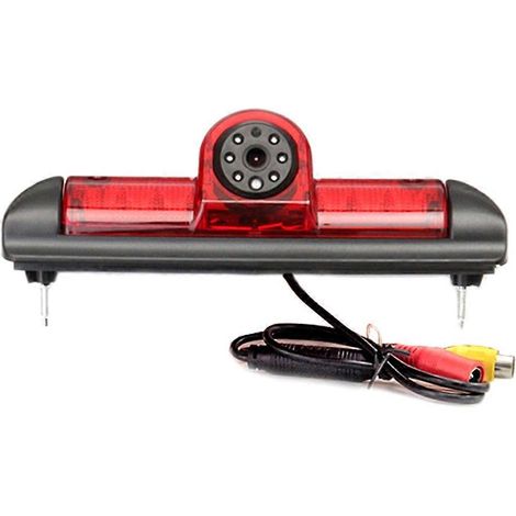 Cámara de visión trasera de 170 grados, tercera luz de freno y monitor de 4,3 pulgadas para Ducato Jumper Boxer 2006-2015 (1/5)
