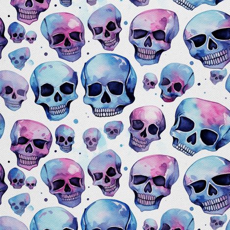 Tela decorativa para exteriores Oxford - Motivo de calavera I DX4437 (1/5)