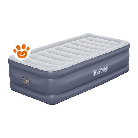 Bestway Airbed Materasso Singolo Tritech Essential Bicolor Floccato (97x191x51cm) Art. 6713G - Singolo (97x191x51cm) -