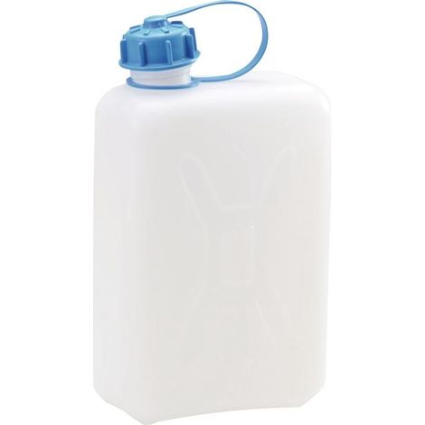 Jerricane à eau 2 l HD-PE résistant aux aliments H270xl147xP80mm