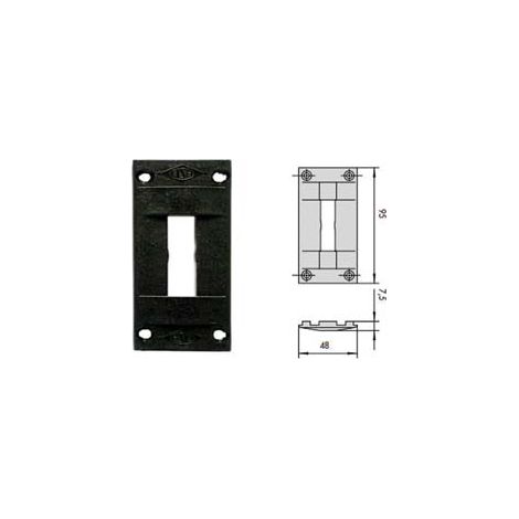 CONTROPIASTRA IN NYLON 06287- - mm.48x95, spessore mm.7,5 (06287) - 5 pezzi CISA