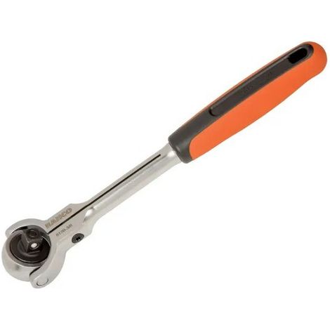 Bahco 8120-3/8" Drive Swivel Head Ratchet with 72 Teeth, 5° Action, Model BAH812038 (1/3)