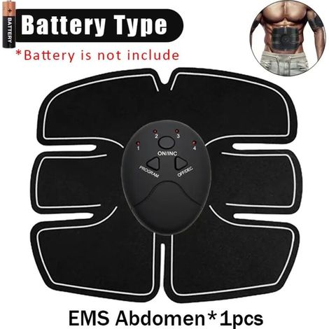 Abdominal muscle electrostimulation (EMS) device, muscle strengthening device for abs and hips, home massage to slim the figure and lose weight 00019
