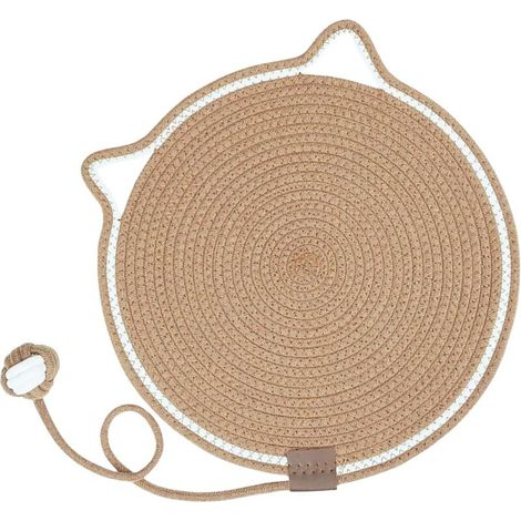 Tapis à griffer pour chat Rond Avec balle (1/5)