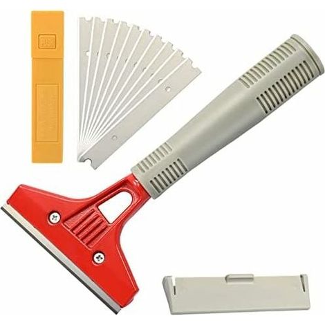 Grattoir - Lame Acier Inoxydable 0 1 Mm - Pour Papier Peint Vitre Carrelage Miroir Voiture - 10 Pièces