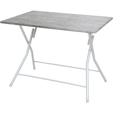 TAVOLO PIEGHEVOLE BINGO CM 120X80 CEMENTO- 1,0 pz