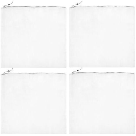Lot de 4 sacs de protection en filet pour jeunes plants de légumes et arbres fruitiers, accessoires de jardin et de serre, 75 x 80 cm (1/5)