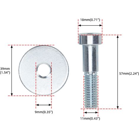 Auto-Modifikationsteile, Türschlossbolzen 38428 für Buick und Chevrolet, 2er-Pack oder Einzelpackung (1/4)