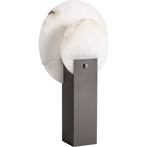 Lampe de table élégance art deco noire - Noir minéral et élégant (1/2)