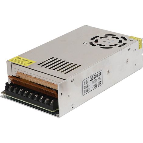 Moteur CC 1000 tr/min haute vitesse, couple élevé, réversible et silencieux pour perceuse/tour électrique portatif 24 V avec bielle, mandrin, alimentation et boîtier de commande de vitesse 10 A (1/5)