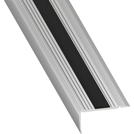 Nez De Marche Visser Argent Pvc Antidérapant Et Sécurisant Pour Escaliers - Cqfd
