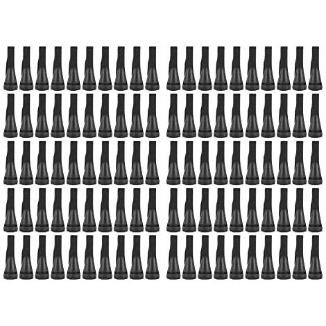 100 PCS Doigts De Plumeuse De Poulet pour Machine De Plumeuse De Volaille, Épilation en Poultry Epilator Caoutchouc Doigt Plumeuse Picker pour Poulet, Canard, Plumes D'oies (Le Noir) (1/5)