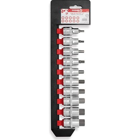 Lot de 10 douilles Allen en pouces  DOGHER 534-052