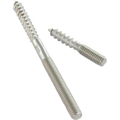 5 Pattes à Vis Pas à Droite 6 x 90 mm - Inox A4 - D-Work