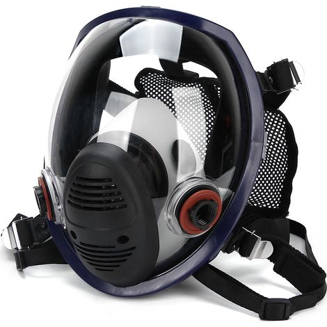 Masque respiratoire intégral 8100 pour la protection contre les poussières industrielles, les produits chimiques, les gaz et les pesticides. (1/5)