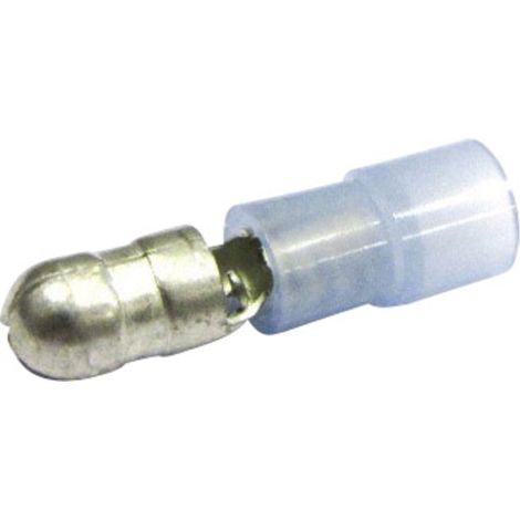 Cimco 180302 Rundstecker 1.50 mm² 2.50 mm² Stift-Ø: 5 mm Teilisoliert Blau (transparent) 1 St.