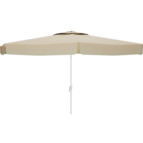 Sombrilla poliéster y aluminio con funda - Beige - Ø 300 cm (1/4)