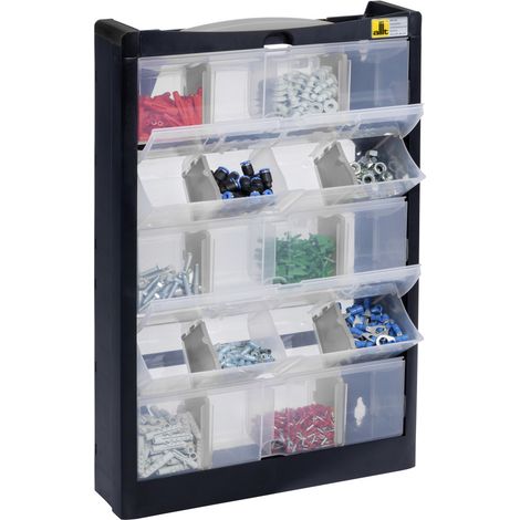 Allit Sortierkasten/Kleinteilemagazin DrawBox Kleinteilemagazin