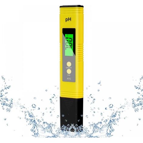 4 in 1 pH meter, pH meter tester, pH tester, pH meter with LCD screen, high precision resolution 0.01, swimming pool pH meter