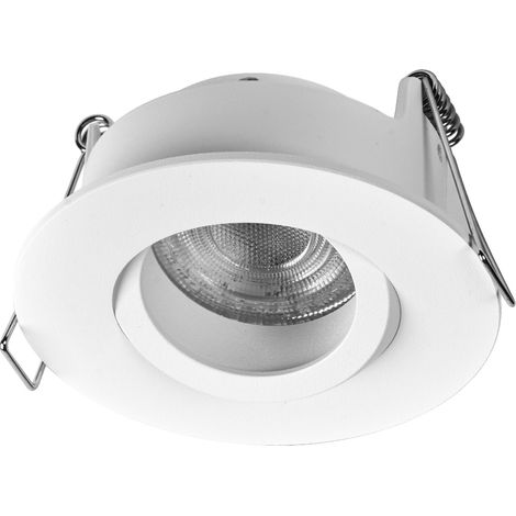 Spot Set Spot LED encastrable IP65 Press 4,5 W 840 Blanc, 4 000 K Blanc neutre, Aluminium, Résistant à l'humidité, Lot de 3 (1/3)