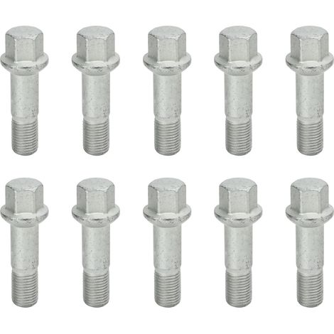 20 Vis de Roue M14x1,5 67mm 0009905307 Compatible Mercedes-Benz Classe ML350 S500 GLK350 S550 CL500 GL450 (1/5)