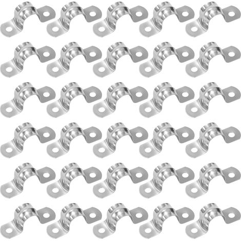 30 Collier De Serrage, Acier Inoxydable 304, Diamètre 16mm, Fixation Tuyau, Usage Industriel (1/5)