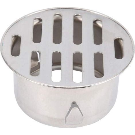 BUNTHAUS Siphon de Sol en Acier Inoxydable, Couvercle de Grille Rond Anti-Blocage Rond, Crépines de Vidange de Balcon pour Salle de Bain, Cuisine, Salle de Bain