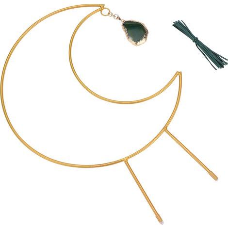 Support pour plantes grimpantes. treillis en fer pour plantes grimpantes. support en forme de lune (1/5)