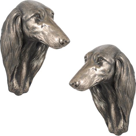 Levriero persiano, Saluki - statuetta di cane, busto da appendere, decorazione unica per gli amanti dei cani di Art-Dog (1/5)