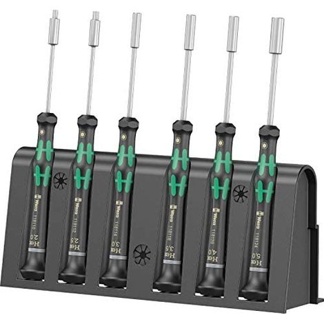 Wera 2069 6 destornilladores negro y verde para electricista (1/5)