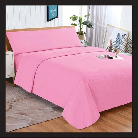 Ensemble de draps 3 pièces doux avec housse de couette et taies d’oreiller, linge de lit confortable toutes saisons, 180x200 cm (1/3)