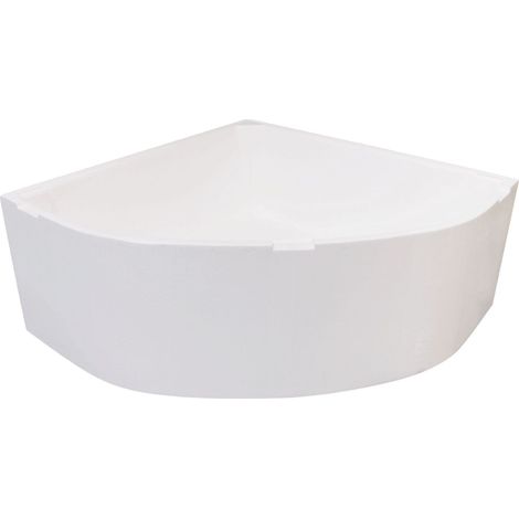 Calmwaters® Wannenträger 120 x 120 cm Modern Small 2, Passend für Eck-Badewanne 120x120 cm, Styroporträger, Schall- und wärmedämmend, Direkt verfliesbar, Badewannenträger in Weiß, 03AX2349 (1/2)